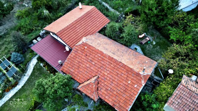 Fotozasnemane na imot - kyshta s dron