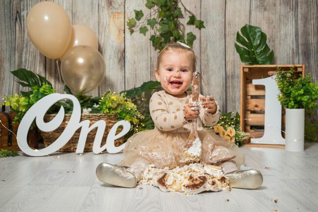 Smash cake-смаш кейк фотосесия