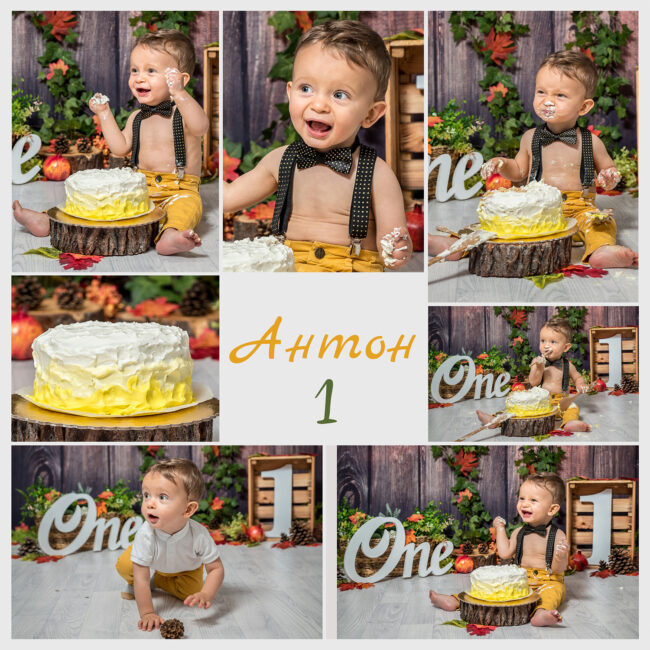 Smash cake-смаш кейк фотосесия