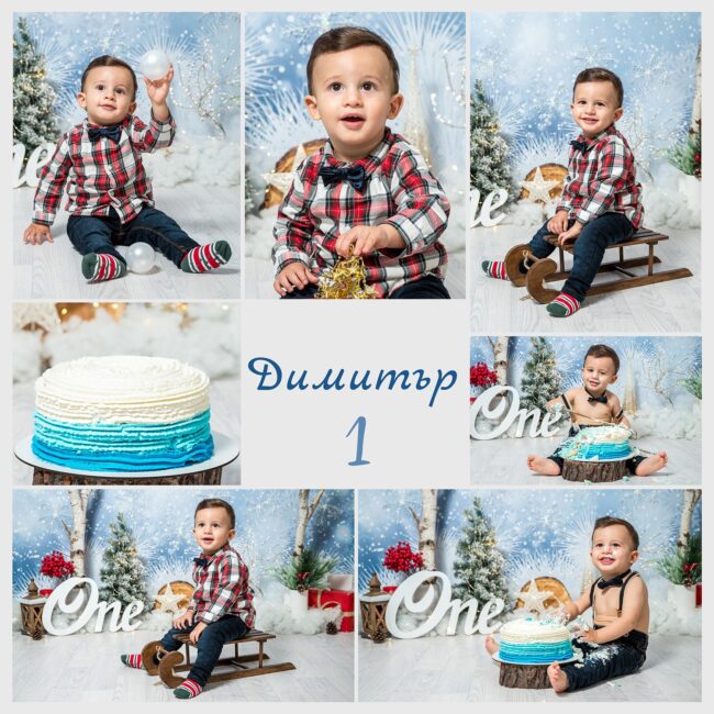 Smash cake-смаш кейк фотосесия